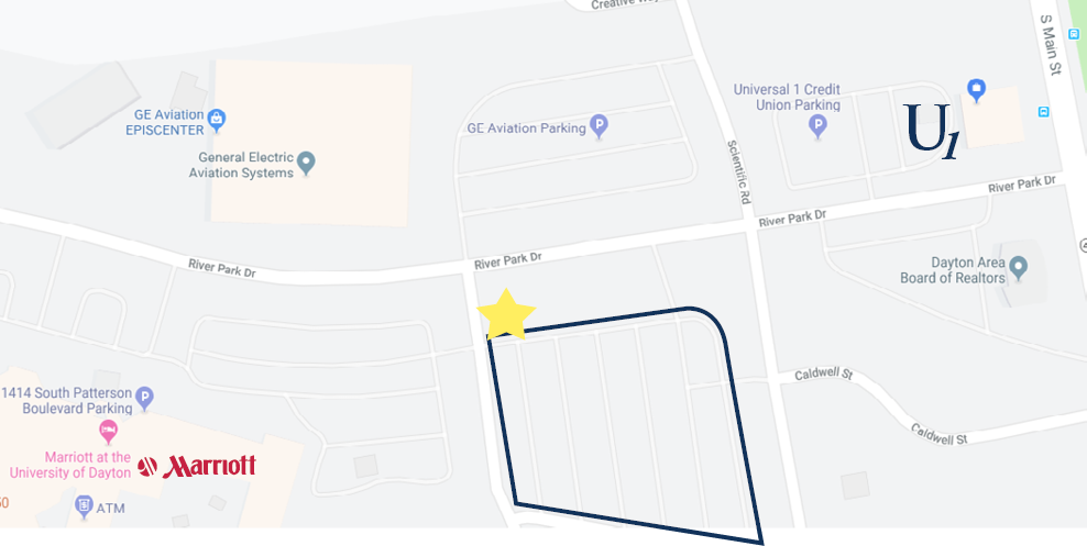 Parking Lot map for Shred Event